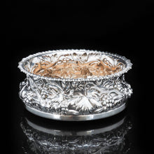 Load image into Gallery viewer, A Magnificent Solid Silver Wine Coaster - James Dixon & Sons Ltd 1901 - Artisan Antiques