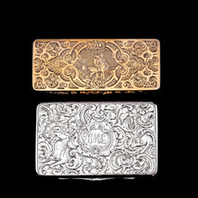 Load image into Gallery viewer, Antique Silver Snuff Box - Marvellous Hunting Forest Scene Engraving, Charles Rawlings &amp; William Summers 1837
