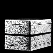 Load image into Gallery viewer, Antique Silver Snuff Box - Marvellous Hunting Forest Scene Engraving, Charles Rawlings &amp; William Summers 1837
