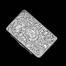 Load image into Gallery viewer, Antique Silver Snuff Box - Marvellous Hunting Forest Scene Engraving, Charles Rawlings &amp; William Summers 1837

