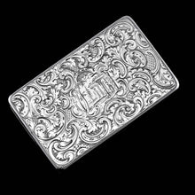 Load image into Gallery viewer, Antique Silver Snuff Box - Marvellous Hunting Forest Scene Engraving, Charles Rawlings &amp; William Summers 1837
