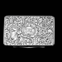 Load image into Gallery viewer, Antique Silver Snuff Box - Marvellous Hunting Forest Scene Engraving, Charles Rawlings &amp; William Summers 1837
