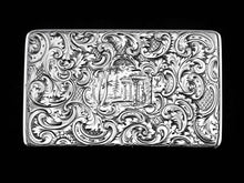 Load image into Gallery viewer, Antique Silver Snuff Box - Marvellous Hunting Forest Scene Engraving, Charles Rawlings &amp; William Summers 1837
