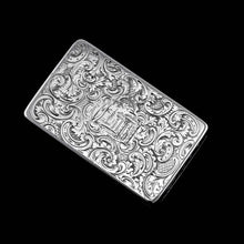 Load image into Gallery viewer, Antique Silver Snuff Box - Marvellous Hunting Forest Scene Engraving, Charles Rawlings &amp; William Summers 1837
