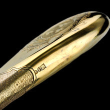 Load image into Gallery viewer, Antique Silver Gilt Scent Flask/Perfume Bottle with Coronet Engraving - c.1690 - Artisan Antiques
