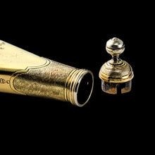 Load image into Gallery viewer, Antique Silver Gilt Scent Flask/Perfume Bottle with Coronet Engraving - c.1690 - Artisan Antiques
