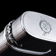 Load image into Gallery viewer, Antique Georgian Solid Silver Cigar/Cheroot Case Engine Turned - Edward Edwards 1836
