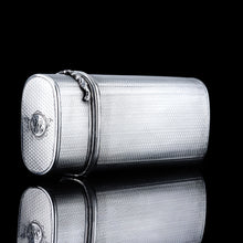 Load image into Gallery viewer, Antique Georgian Solid Silver Cigar/Cheroot Case Engine Turned - Edward Edwards 1836
