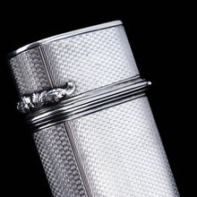 Load image into Gallery viewer, Antique Georgian Solid Silver Cigar/Cheroot Case Engine Turned - Edward Edwards 1836
