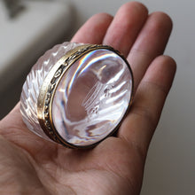Load image into Gallery viewer, Antique Silver Gilt Mounted Crystal Box - French 19th Century - Artisan Antiques
