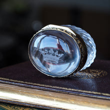 Load image into Gallery viewer, Antique Silver Gilt Mounted Crystal Box - French 19th Century - Artisan Antiques

