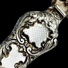 Load image into Gallery viewer, Antique French Parcel-Gilt Silver Scent Bottle/Flask with Ornate Decorations - 19th c.

