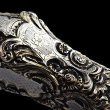 Load image into Gallery viewer, Antique French Parcel-Gilt Silver Scent Bottle/Flask with Ornate Decorations - 19th c.
