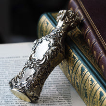 Load image into Gallery viewer, Antique French Parcel-Gilt Silver Scent Bottle/Flask with Ornate Decorations - 19th c.
