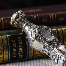 Load image into Gallery viewer, Antique French Parcel-Gilt Silver Scent Bottle/Flask with Ornate Decorations - 19th c.
