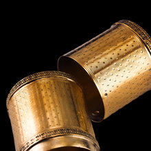Load image into Gallery viewer, Antique French Solid Silver Gilt Box Cylindrical Etui, Engine Turned Guilloche Design - c.1890
