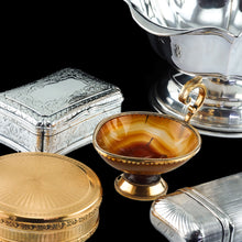 Load image into Gallery viewer, Antique French Silver Gilt Mounted Agate Cup/Pitcher - 19th Century
