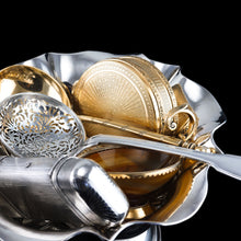 Load image into Gallery viewer, Antique Frenchy Solid Silver Gilt Vermeil Circular Box - c.1900
