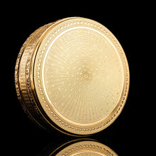 Load image into Gallery viewer, Antique Frenchy Solid Silver Gilt Vermeil Circular Box - c.1900

