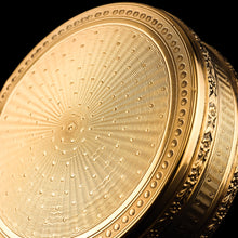 Load image into Gallery viewer, Antique Frenchy Solid Silver Gilt Vermeil Circular Box - c.1900
