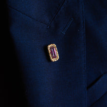 Load image into Gallery viewer, Antique Georgian 15ct Gold Amethyst Stick Pin/Tie Pin/Brooch - c.1810
