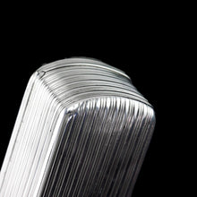 Load image into Gallery viewer, Antique Georgian Solid Silver Snuff Box Oblong Shape with Reeded Lines - Charles Rawlings 1818
