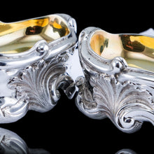 Load image into Gallery viewer, Antique Georgian Solid Silver Salt Cellars Rococo Revival Design - London 1834
