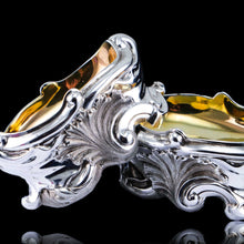 Load image into Gallery viewer, Antique Georgian Solid Silver Salt Cellars Rococo Revival Design - London 1834
