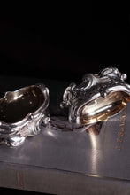 Load image into Gallery viewer, Antique Georgian Solid Silver Salt Cellars Rococo Revival Design - London 1834
