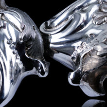 Load image into Gallery viewer, Antique Georgian Solid Silver Salt Cellars Rococo Revival Design - London 1834
