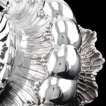Load image into Gallery viewer, Antique Georgian Solid Silver Teapot &#39;Melon Shape&#39; Sea Spume and Acanthus - Barnards 1830
