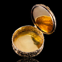 Load image into Gallery viewer, Antique Silver Gilt Pill/Snuff Box with Mother of Pearl - 19th c. - Artisan Antiques
