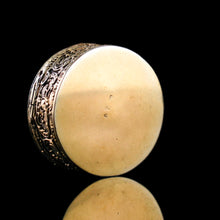 Load image into Gallery viewer, Antique Silver Gilt Pill/Snuff Box with Mother of Pearl - 19th c. - Artisan Antiques
