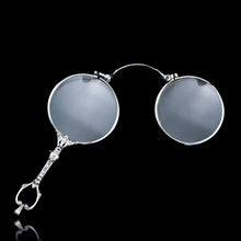 Load image into Gallery viewer, Antique Platinum Diamond Lorgnette Art Deco Opera Glasses - c.1920
