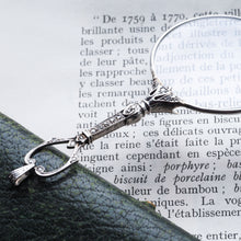 Load image into Gallery viewer, Antique Platinum Diamond Lorgnette Art Deco Opera Glasses - c.1920
