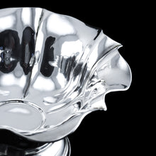 Load image into Gallery viewer, Antique Solid Silver Bowl Flared/Floral Design - Austro Hungarian c.1880
