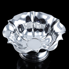 Load image into Gallery viewer, Antique Solid Silver Bowl Flared/Floral Design - Austro Hungarian c.1880
