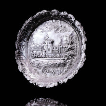 Load image into Gallery viewer, Antique Solid Sterling Silver &#39;Castle Top&#39; Dish/Pin Tray, Windsor Castle - Taylor &amp; Perry 1843
