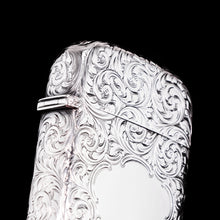 Load image into Gallery viewer, Antique Victorian Solid Silver Cigar Cheroot Case - Nathaniel Mills 1853
