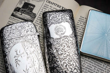 Load image into Gallery viewer, A Magnificent Victorian Solid Sterling Silver Cigar Cheroot Case - Nathaniel Mills 1841

