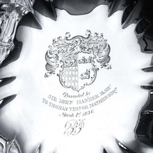 Load image into Gallery viewer, A Magnificent Large Georgian Solid Silver Basket with Floral Motifs (1kg+) - Joseph &amp; John Angell 1835
