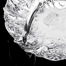 Load image into Gallery viewer, A Magnificent Large Georgian Solid Silver Basket with Floral Motifs (1kg+) - Joseph &amp; John Angell 1835
