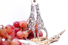Load image into Gallery viewer, Magnificent Antique Georgian Solid Silver Grape Scissors/Shears with Figural Bacchanalia Masks - London c.1830
