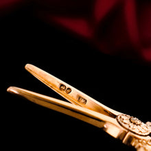 Load image into Gallery viewer, Antique Georgian Solid Silver Gilt Grape Shears/Scissors with Magnificent Vines - London 1830
