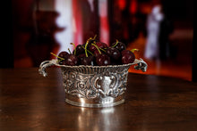 Load image into Gallery viewer, Antique Georgian Solid Silver Irish Bowl with Gorgeous Irish Chasing - Robert W Smith 1832
