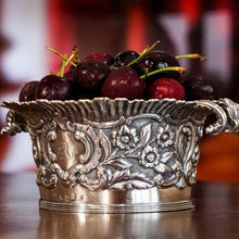Load image into Gallery viewer, Antique Georgian Solid Silver Irish Bowl with Gorgeous Irish Chasing - Robert W Smith 1832
