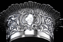 Load image into Gallery viewer, Antique Georgian Solid Silver Irish Bowl with Gorgeous Irish Chasing - Robert W Smith 1832
