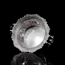 Load image into Gallery viewer, Antique Georgian Solid Silver Irish Bowl with Gorgeous Irish Chasing - Robert W Smith 1832
