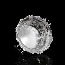 Load image into Gallery viewer, Antique Georgian Solid Silver Irish Bowl with Gorgeous Irish Chasing - Robert W Smith 1832
