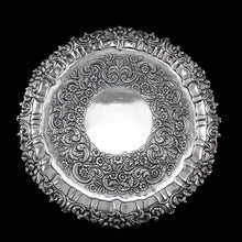 Load image into Gallery viewer, A Magnificent Large (47cm) Georgian Solid Silver Irish Salver / Tray with Beautiful High Lion Feet - Robert W Smith 1831
